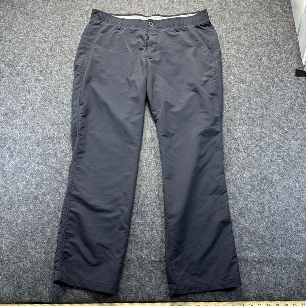 Under Armour Mens Black Golf Performance Chino Trousers 38/30